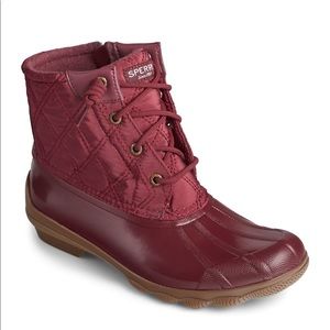 Sperry Syren Golf Nylon Quilt Duck Toe Boot